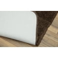 thumbnail image 4 of Garland Rug Serendipity Washable Nylon Bath Rug Set, 3 Piece Set (21"x34" Bath Rug, Contour Rug, & Toilet Lid) Chocolate, 4 of 6