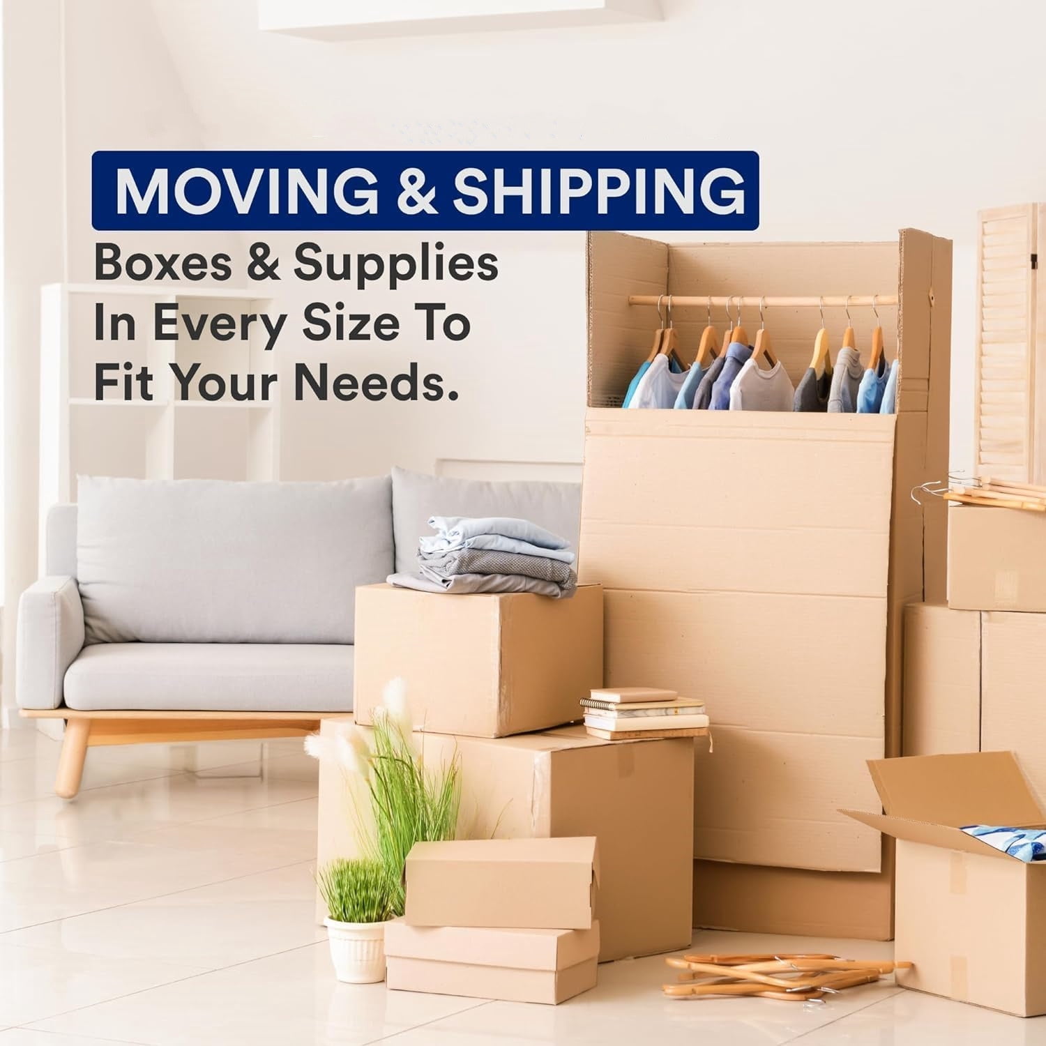 Moving Boxes Medium 20-Pack 18x14x12" - Corrugated Cardboard Box for Shipping, Mailing, Packing, Packaging and Storage
