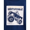 thumbnail image 2 of Wonder Nation Toddler Boys' Graphic Tee with Long Sleeves, Sizes 18M-5T, 2 of 3