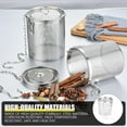 thumbnail image 4 of Stainless Steel Spice Filter Seasoning Strainer Cooking Spice Filter Loose Leaf Tea Infuser for Home Restaurant, 6.3x6.8 Inch, 4 of 12