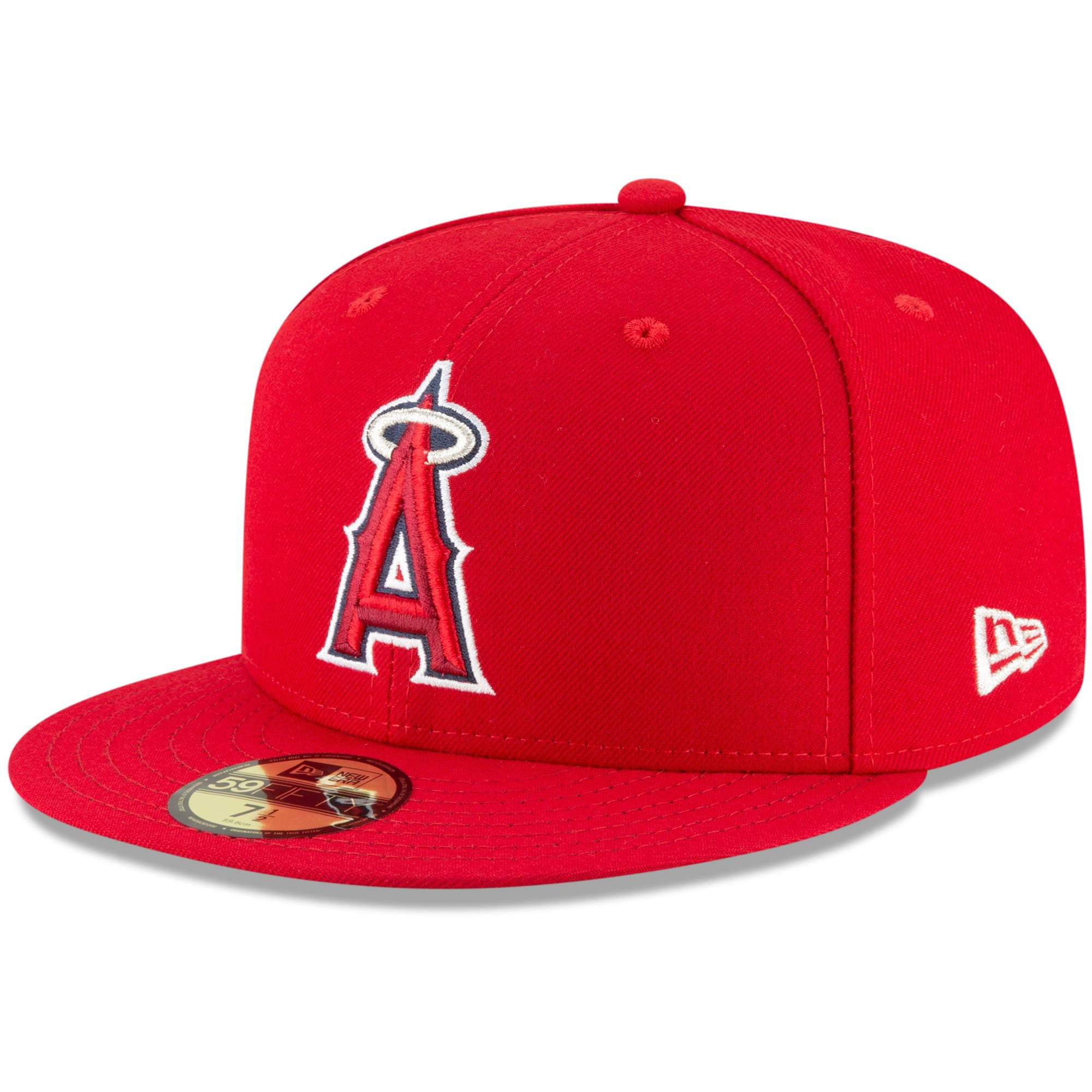 Men's New Era Red Los Angeles Angels Jackie Robinson Day 