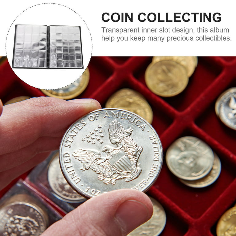 1 Book of Coin Collection Book Practical Coin Collecting Organizer Coin  Books for Collectors 