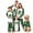 Green White-Xmas Tree, variant on RUINIXCW Christmas Family Matching Pajamas Set Christmas Jammies Family Holiday Outfits Xmas PJS Set Sleepwear for Whole Family Tree Letter Print Long Sleeve Tops and Plaid Pants Set