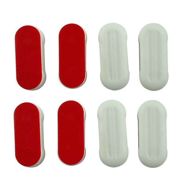 EeaseMX Kit de 8 protectores de asiento de inodoro universales con adhesivo fuerte para el hogar.
