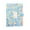 Light Blue-LB-clearacne, variant on WWG 6 Pocket Floral Accordion File Folder, Expandable Document Organizer Bag for School Office Supplies, Plastic Fabric Portfolio, 32.5x24cm (12.8x9.45in)