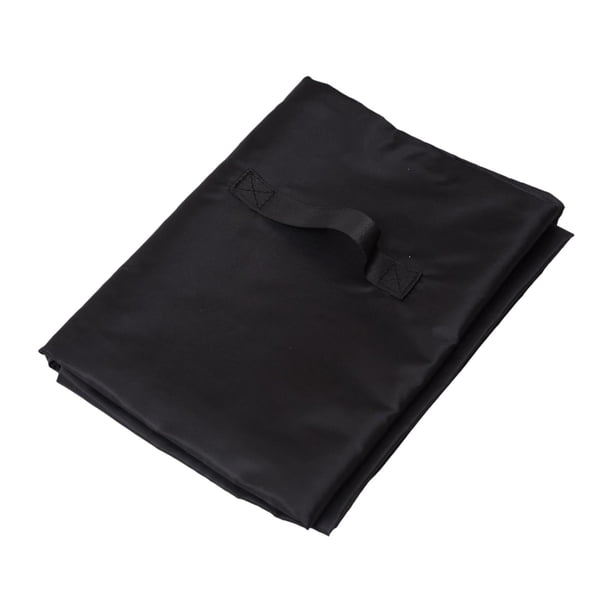Bolsa de lavandería Bolsa de ropa sucia con cordón y asas para empacar y almacenar Negro