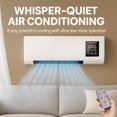 thumbnail image 6 of FYHALE Climafy Air Conditioning Split Max, 5,000 btu 220 Sq ft, 110v, Small Mini Split Max Air Conditioner, Wall Mounted AC, Cooling and Heating, Quiet Operation (White), 6 of 6