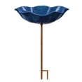 thumbnail image 1 of Handmade Metal Flower Garden Stake With Bird Bath & Pollinator Water Station Bath For Garden Metal Water Feeder With Flower Design For Outdoor Yard Decor, 1 of 9