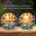 thumbnail image 2 of Bubble Wall Clock Colorful Bubbles Home Decor 10-Inch Silent Wooden Wall Clock, Battery Operated (AA Batteries Not Included), Artistic Home Decor, 2 of 7