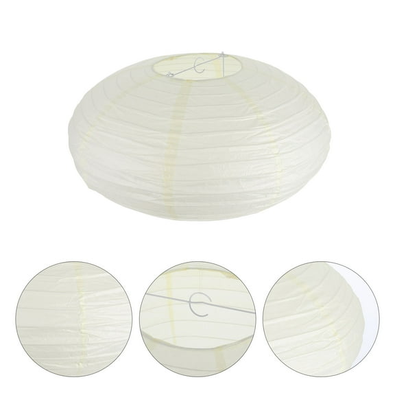 YEAHIBABY 2Pcs Foldable Paper Lantern Lampshades Replacement Light Shade for Pendant Lamp