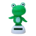 thumbnail image 2 of Dserhfy Bobble Head Green Frog Decoration Solar Powered Shaking Head Frog Car Dashboard Ornament Educational Cartoon Animal Toy, 2 of 8