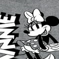 thumbnail image 3 of Mickey & Friends - Minnie Black And White - Toddler And Youth Long Sleeve Graphic T-Shirt, 3 of 5
