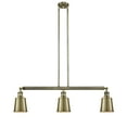 thumbnail image 4 of Innovations Lighting 213-S Addison Addison 3 Light 38" Wide Linear Chandelier - Brass, 4 of 7