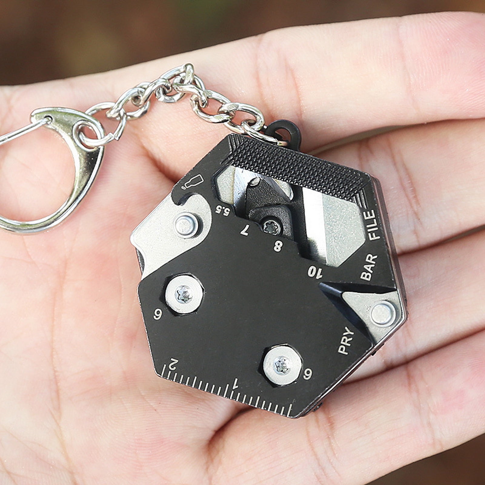 Edc Multifunction Led Keychain  Pocket Knife Keychain Scissors