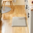 thumbnail image 2 of KitchenAid Classic Series Solid Basketweave Kitchen Comfort Mat, Milkshake Tan, 20"x39", 2 of 9