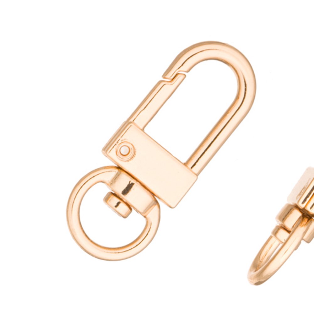 Lock Shape 16K GoldFinished Hinged Clasp 33x12mm Sold per pkg of 4