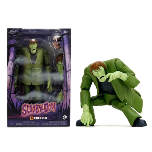 Scooby-Doo! Wave 1 Creeper Action Figure – 1:12 Deluxe Scale by Jada Toys – 6" Tall, Fully Articulated, Collector Packaging
