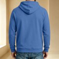 thumbnail image 6 of Dwellite Hoodies for Men Hooded Sweatshirt Casual Long Sleeve Hoodie Pullover Fashion Hoodies with Pocket Blue XL, 6 of 6
