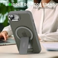 thumbnail image 6 of Luxury Stand & Strong Magnetic for iPhone 16e Case, [Compatible with MagSafe] Built in Invisible Stand Frosted Transparent Anti-Scratch Phone Cover for iPhone 16e, Desertgold, 6 of 8