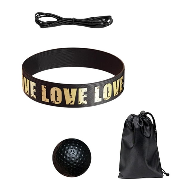 Bola de boxeo Bola React Bola Mejora la velocidad de reacción Bola de boxeo de mujeres en una cuerda con bolsa de almacenamiento para MMA Agility Bola negra