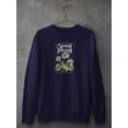 thumbnail image 3 of Good Mood Daisies W Froggie Sweatshirt Men -Image by Shutterstock, Male XX-Large, 3 of 4