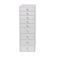thumbnail image 3 of Impressions Vanity SlayStation 9 Drawer Display Storage with RGB Lighting Table Top and 9 Drawers, 3 of 6