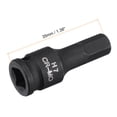 thumbnail image 2 of Unique Bargains 7mm Impact Hex Bit Socket, 1/4' Square Drive 35mm Length CR-MO Metric Sizes, 2 of 5