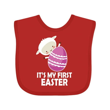 

Inktastic Babys First Easter Outfit Girl Gift Baby Girl Bib
