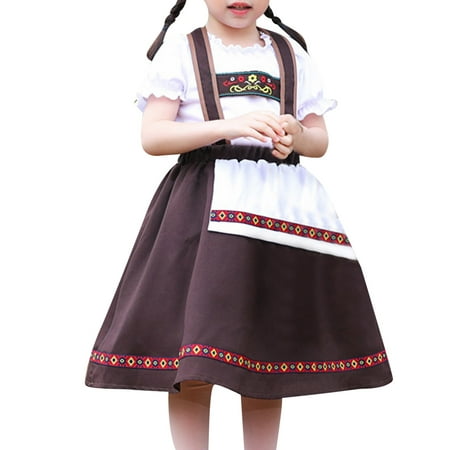 

Girls Jogger Sets 7-16 Kids Toddler Baby Girls Spring Summer Floral Cotton Short Sleeve Tops Skirts Outfits Clothes Crop Tops For Kids Coffee 3-5 Years