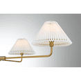 thumbnail image 4 of 4-Light Chandelier in Natural Brass, 4 of 4