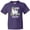 Purple, variant on Inktastic St. Patrick's Day Llama Be Irish with Green Shamrocks Youth T-Shirt