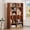 Brown, variant on LuckyNote 63.5" Modern 2-in-1 Wood Bookshelf Cat House with Litter Box Enclosure and Climbing Shelves for Indoor Cats, Brown