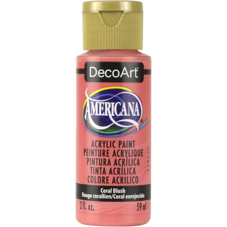 UPC: 0766218051516 | DecoArt Americana Acrylic Color 2 oz. Coral Blush
