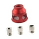 thumbnail image 5 of Kit de guía de broca autocentrante para plantilla de 6/8/10 mm, plantilla de espiga portátil de aluminio Rojo, 5 of 8