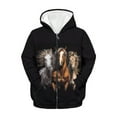 thumbnail image 5 of DISNIMO Black Horse Hoodie Boys Zipper Hoodies Size 14-16 Hoodies Sweatshirt for Girls Zip Hoodie Jacket Kids Boys Hooded Sweatshirts Zip Up Hooded Jackets Children Fall Clothes Boy Streetwear Soft, 5 of 7