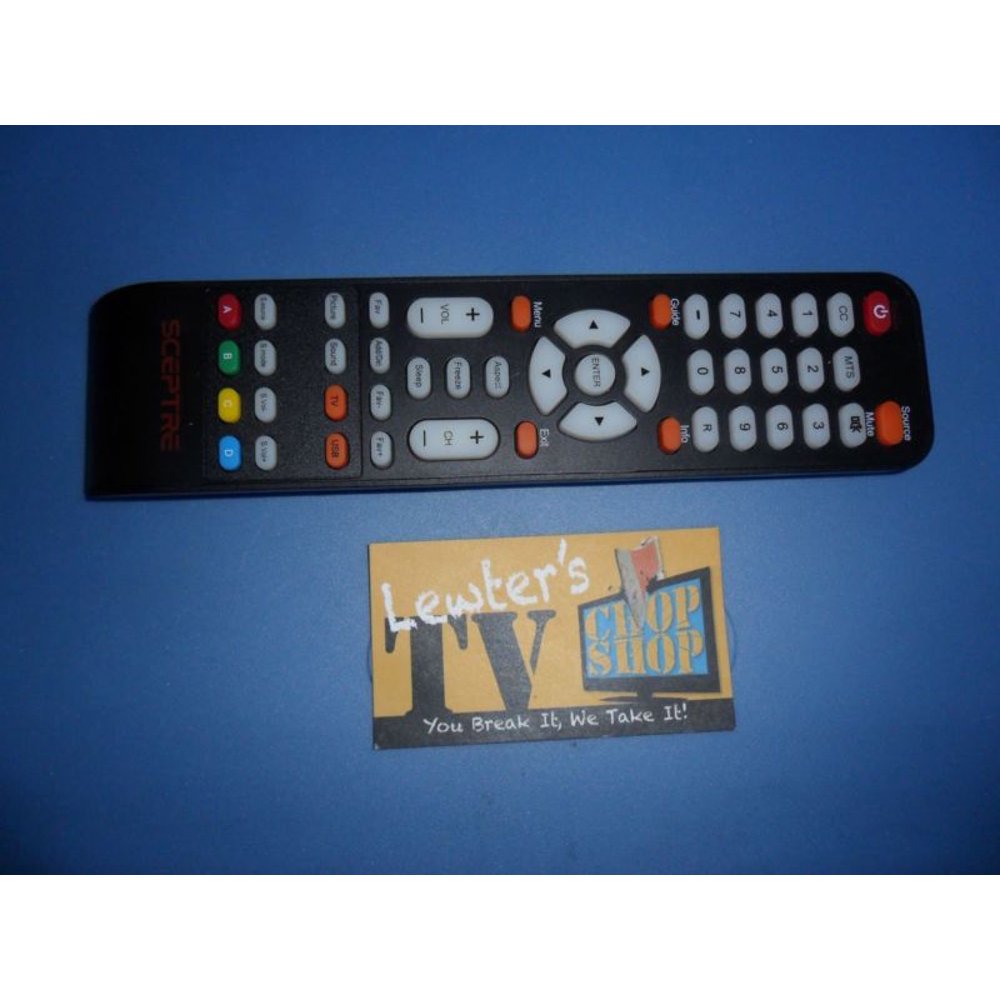SCEPTRE VERSION 1 REMOTE CONTROL E245BDFHD E325BDFHD E325BV E246BD