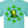 thumbnail image 4 of Inktastic St. Patricks Day Shamrocks and Hat T-Shirt, 4 of 5
