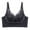 Black, variant on Women's Comfortable Wirefree Lace Push-Up Adjustable Side Armpit Control Bra