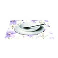 thumbnail image 3 of Flowers 4 PCs Placemats Set Linen Non-Slip Table Mat Rectangular Washable for Dining Kitchen Party 12"x18", 3 of 8