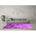 thumbnail image 3 of Ahgly Company Indoor Round Oriental Pink Industrial Area Rugs, 5' Round, 3 of 4