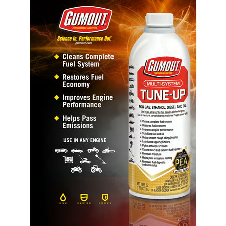 Gumout Multi-System Tune-Up 16-oz – 510011W Great For Cleaning Complete Fuel System and Restoring Fuel (Best Fuel Additive For 6.0 Powerstroke)