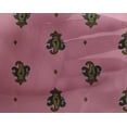 thumbnail image 4 of oneOone Georgette Viscose Fabric Diamond & Paisley Block Print Fabric BTY 42 Inch Wide, 4 of 4