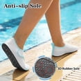thumbnail image 7 of Barerun Women Men Quick-Dry Aqua Socks Water Shoes with Non-Slip Rubber Sole for Beach River Pool Lake Surf Yoga, 7 of 7