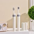 thumbnail image 1 of Travel Toothbrush Case Portable Toothbrush Toothpaste Organizer | Plastic Toothbrush Holder With Lid | Leakproof Ventilated Design | 1 Pack | 3x3x20cm | Oral Hygiene Cup, 1 of 6