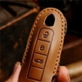 thumbnail image 2 of Leather Remote Smart Key Holder Cover FOB For Porsche Cayenne Panamera Macan 911, 2 of 9