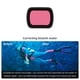 thumbnail image 4 of Lente de color con filtro de buceo resistente al agua mejora los colores para la cámara DJI 2 / PTZ, se puede usar junto con la carcasa impermeab Luz roja Macarena Lente de la cámara de buceo, 4 of 7