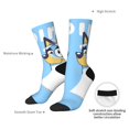 thumbnail image 5 of Saiise Bluey Funny Socks Men Women Adults Novelty Graphic Crew Tube Socks Crazy Design Casual Dress Socks for Sports,Running,Travel, 5 of 7