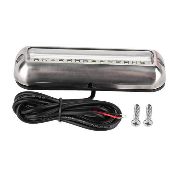 Sarapandan Submersible Bottom Fishing Lamp, Bright White Waterproof Marine LED Boat Lights
