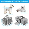 thumbnail image 2 of Transportador para Gatos Aprobado por la Aerolínea Expandible de Unique Bargains, 2 of 7
