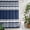 Blue, White, Navy, variant on Farmhouse Grey Shower Curtain - Water Repellent Fabric Shower Curtains Washable, Farmhouse Gray Line Striped Decorative Polyester Cloth Bathroom Curtains Modern Bath Decor 72"x84"